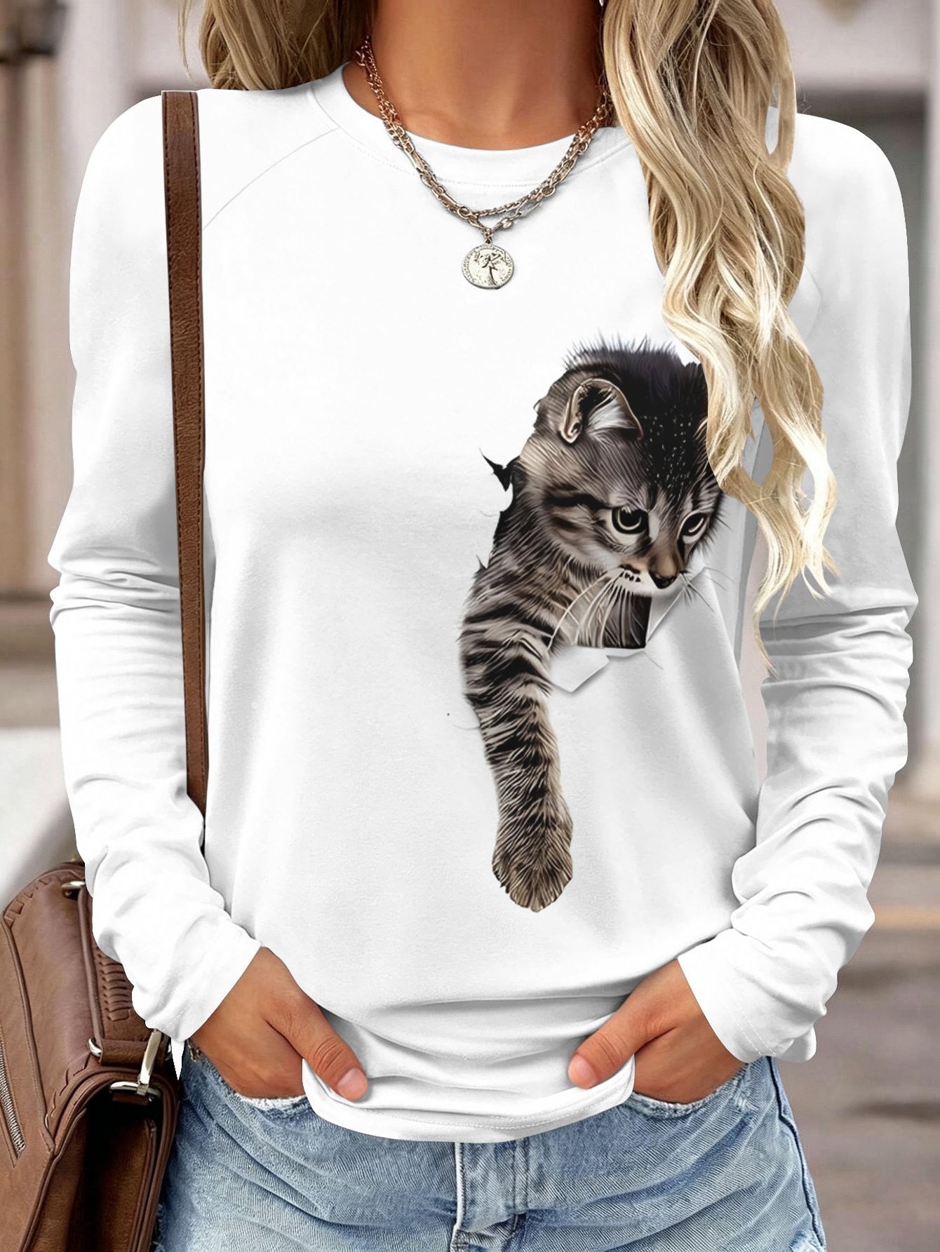 Blouses - Chemise à manches longues pour femmes,