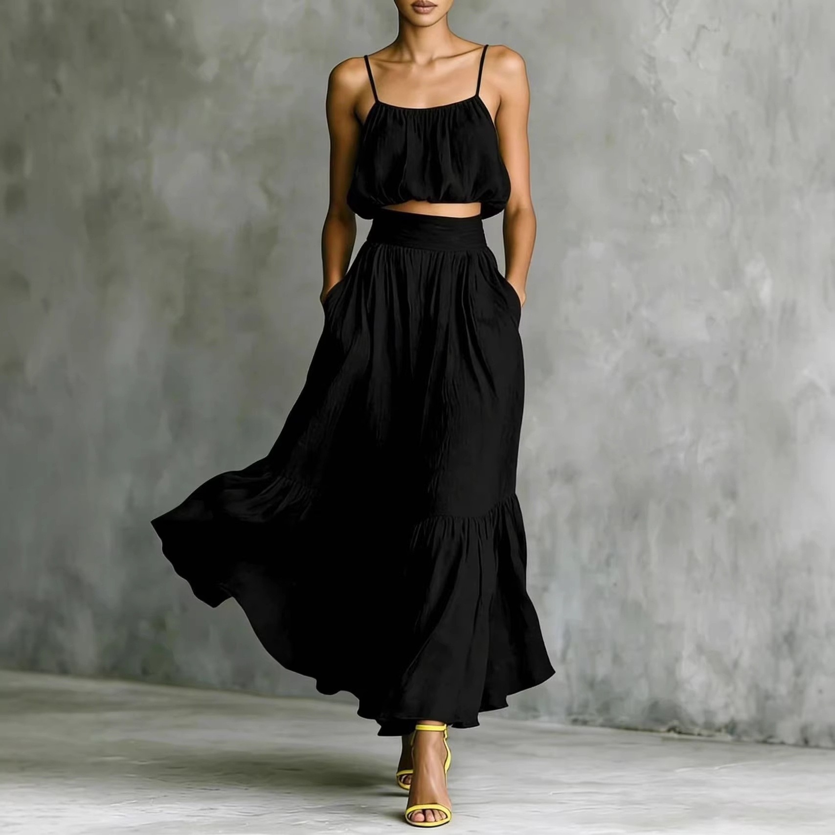 Ensemble 2 pièces d'été pour f - Boho Summer Beach Maxi Dress avis et prix