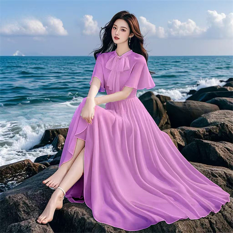 Robe longue d'été bohème en mo - Boho Summer Beach Maxi Dress avis et prix
