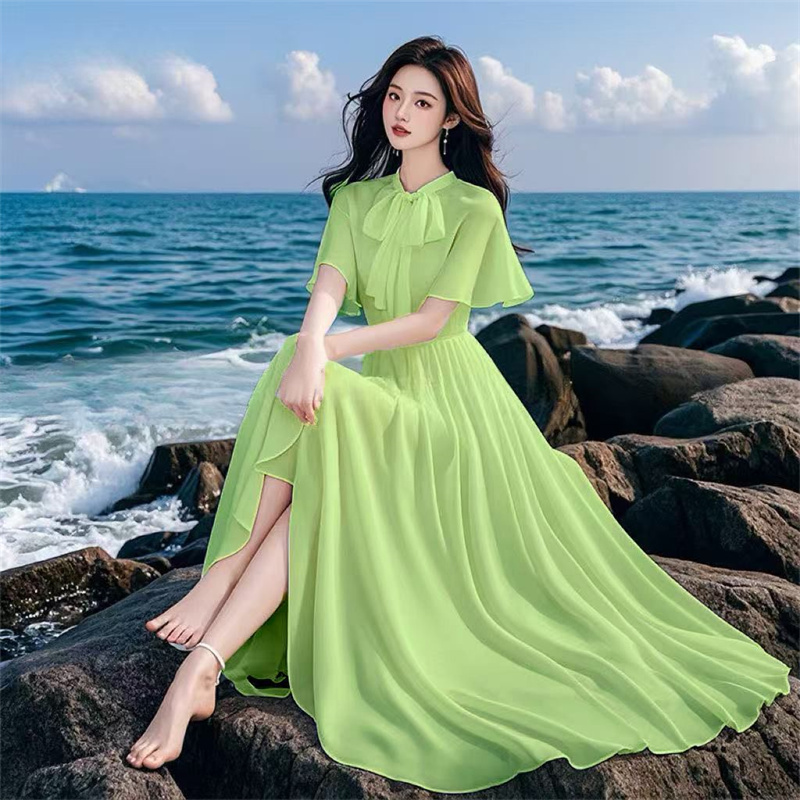 Robe longue d'été bohème en mo - Boho Summer Beach Maxi Dress avis et prix