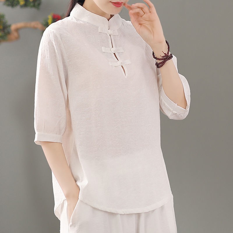 Blouse à col rond, coupe class - Blouses avis et prix