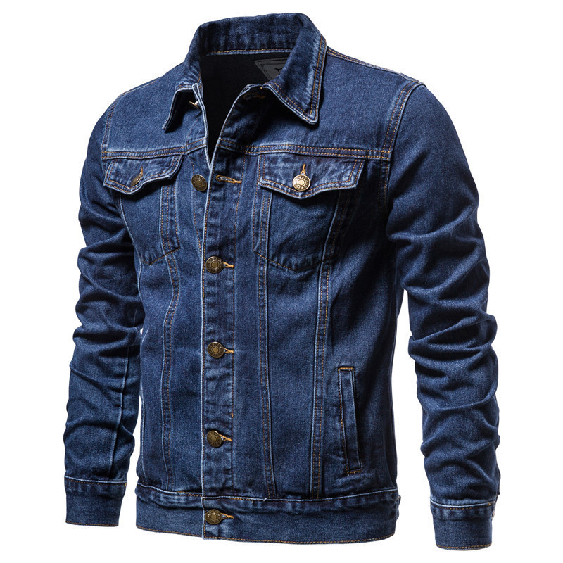 Veste en jean à col américain  - Jeans avis et prix