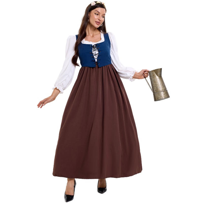 Costume de paysanne vintage po - Skirts avis et prix